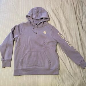 Carhartt Women's Purple Hoodie Sweater